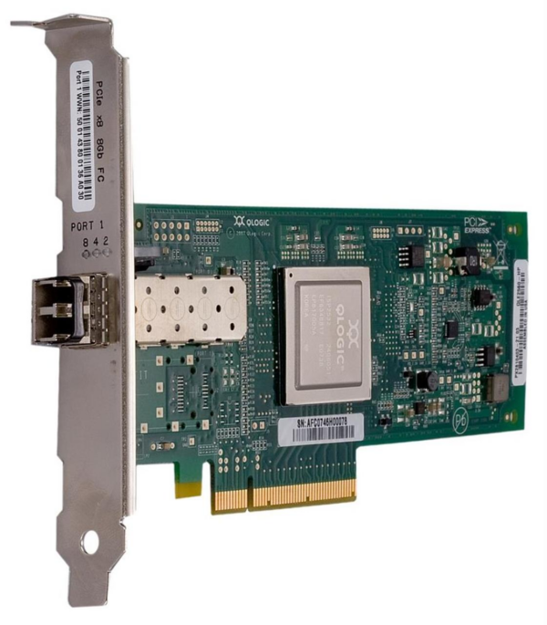 NIC HP QLogic QLE2560 1-port 8GB PCI-E F.P. Fiber HBA