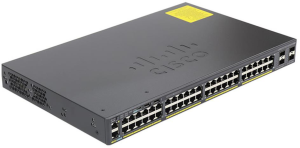 SWITCH CISCO 2960-X 48-Ports Gigabit (2) 1G SFP w/ Rkmnts