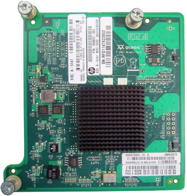 HP 8Gb QMH2572 Fiber Channel (FC) Host Bus Adapter (HBA)