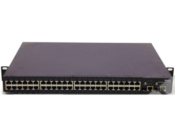 SWITCH DELL POWERCONNECT 7048R VW2MJ 48-Ports Gigabit (4) 1G SFP /w 2x PSU 300W (DPSN-300DB) /RNDV3 STACKING 10GBe MODULE /J3PC9 SFP+ MODULE w/ Rkmnts