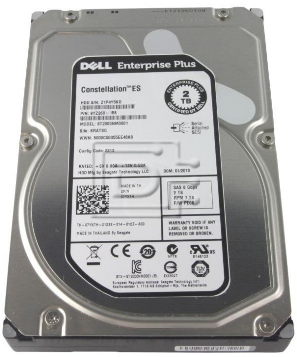 HDD SEAGATE CONSTELLATION ES 2TB SAS 3.5"