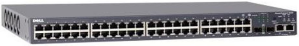 SWITCH DELL POWERCONNECT 3448 48-Ports 10/100 (2) 1G SFP w/ Rkmnts