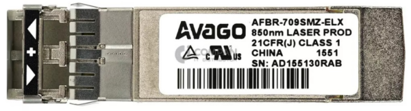 AVAGO 10GBE 850nm SFP+ TRANSCEIVER